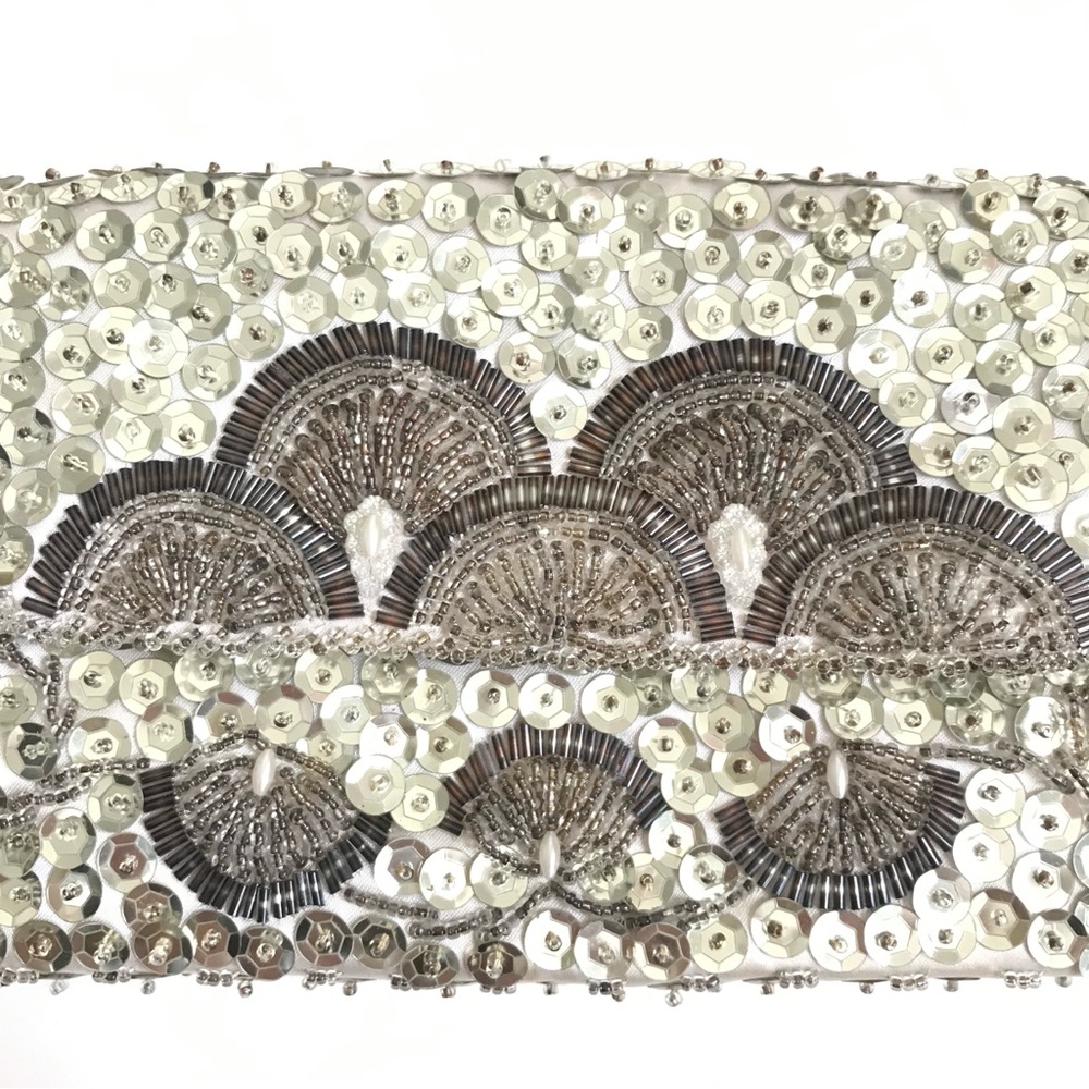 Vintage Art Deco Style Beaded Evening Bag Clutch - Picture 3 of 5